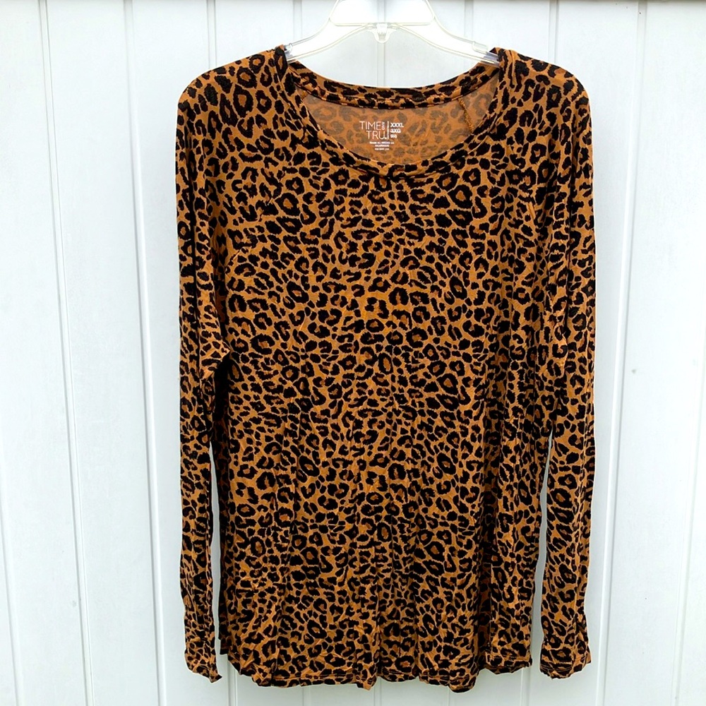 Animal print top